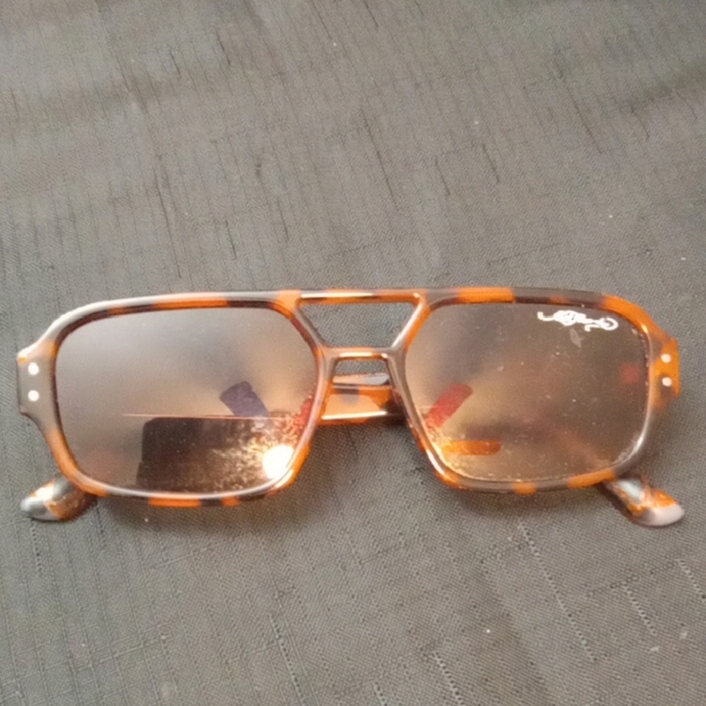 Ed Hardy Tortoise Shell Sunglasses with Brown Lenses